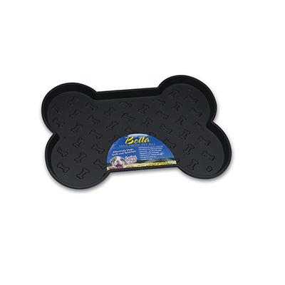Bella Small Dog Food Dish Mat Black Click for larger image Bella Small Dog Food Dish Mat Black Click for larger image