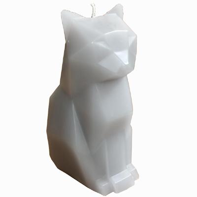 Pyro Pet Candle Kisa Gray Paraffin Wax Candle with Skeleton Pyro Pet Candle Kisa Gray Paraffin Wax Candle with Skeleton