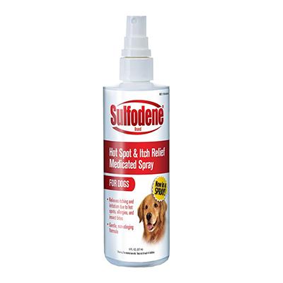 Sulfodene Hot Spot and Itch Relief Spray for Dogs 8oz Click for larger image
