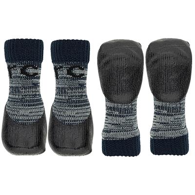 Sport Pawks Anti-Slip Dog Socks XSmall Grey Click for larger image