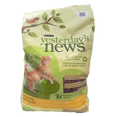 Yesterdays News Recycled Paper Cat Litter 30lb Yesterdays News Recycled Paper Cat Litter 30lb