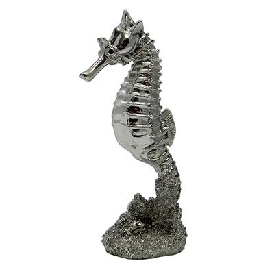 Silver Sea Horse Aquarium Ornament Silver Sea Horse Aquarium Ornament