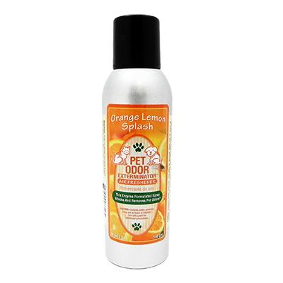 Pet Odor Eliminator Air Freshener Orange Lemon Splash 7oz. Click for larger image