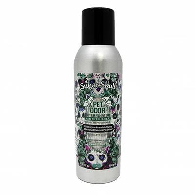 Pet Odor Eliminator Air Freshener Sugar Skull 7oz. Click for larger image