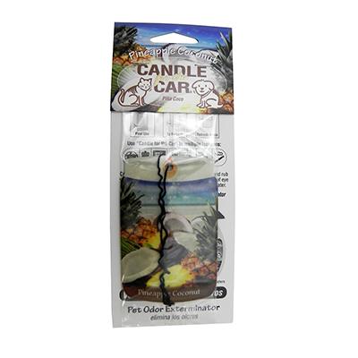 Candle For the Car Pineapple Coconut Pet Odor Eliminator Click for larger image Candle For the Car Pineapple Coconut Pet Odor Eliminator Click for larger image