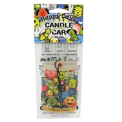 Candle For the Car Happy Days Odor Eliminator Click for larger image