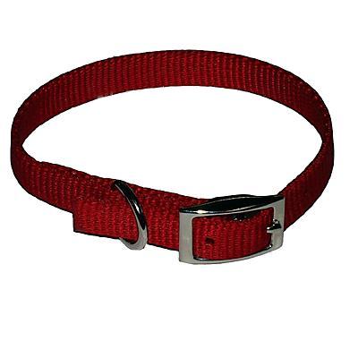 Nylon Dog Collar 5/8 inch Red 16-inch Nylon Dog Collar 5/8 inch Red 16-inch