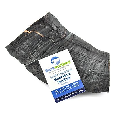 Barkworthies Natural Goat Horn Dog Chew Barkworthies Natural Goat Horn Dog Chew