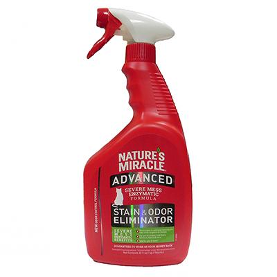 Natures Miracle Advanced Cats Stain and Odor Remover 32oz Click for larger image Natures Miracle Advanced Cats Stain and Odor Remover 32oz Click for larger image
