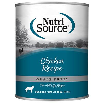 NutriSource Dog GF Chicken 13oz case NutriSource Dog GF Chicken 13oz case