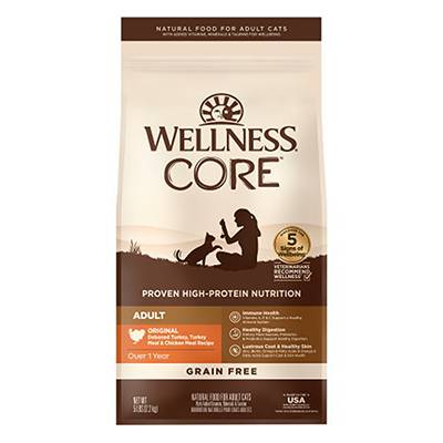 Wellness Core Grain-Free All Life Stage Dry Cat Food 5 Lb. Wellness Core Grain-Free All Life Stage Dry Cat Food 5 Lb.