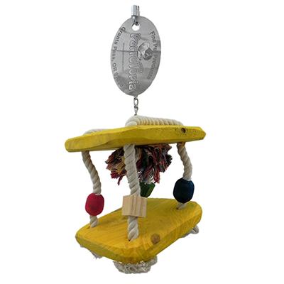 ParroTopia Carousel Medium to Large Natural Bird Toy ParroTopia Carousel Medium to Large Natural Bird Toy