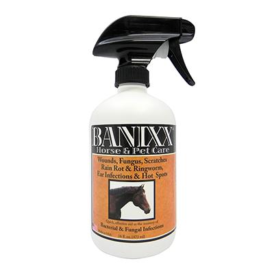 Banixx Anti Bacterial and Fungal Wound Care Spray 16oz. Click for larger image