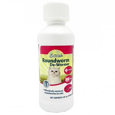 8-1 Excel 4 ounce Cat Roundworm Treatment Click for larger image 8-1 Excel 4 ounce Cat Roundworm Treatment Click for larger image