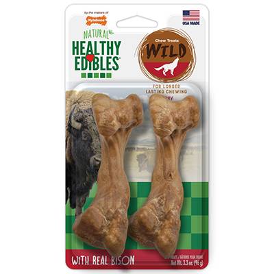 Nylabone Healthy Edible Bison Medium 2ct Nylabone Healthy Edible Bison Medium 2ct
