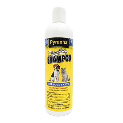 Pyranha Flea, Tick, and Lice Shampoo 12oz. Pyranha Flea, Tick, and Lice Shampoo 12oz.