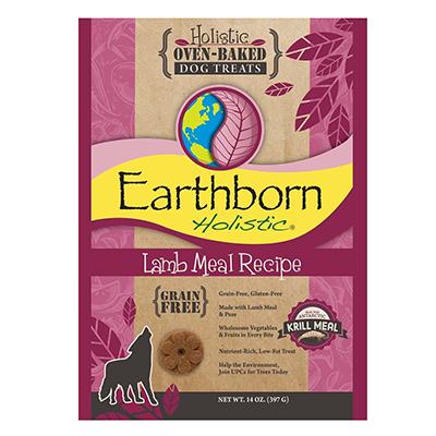 Earthborn Grain Free Dog Biscuits Lamb 14oz Earthborn Grain Free Dog Biscuits Lamb 14oz