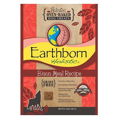 Earthborn Grain Free Dog Biscuits Bison 2lb Click for larger image
