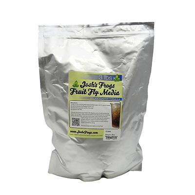 Josh's Frogs Melanogaster Fruit Fly Media 3 lbs Click for larger image Josh's Frogs Melanogaster Fruit Fly Media 3 lbs Click for larger image