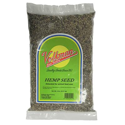 Volkman Hemp Seed For All Seed Eating Birds 2lb 2 Pack Click for larger image