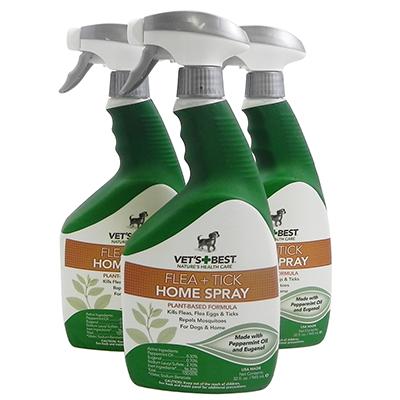 Vets Best Natural Flea and Tick Home Spray 32-oz. 3 Pack Vets Best Natural Flea and Tick Home Spray 32-oz. 3 Pack