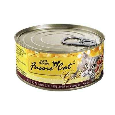 Fussie Cat Chicken Liver Canned Cat Food 2.8 oz case Fussie Cat Chicken Liver Canned Cat Food 2.8 oz case