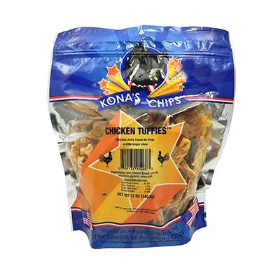 Kona's Chips Chicken Tuffies 12oz Kona's Chips Chicken Tuffies 12oz