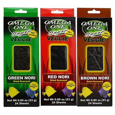 Omega One Super Seaweed MultiColor Fish Food 24ct. 3 pack Click for larger image