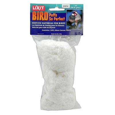 Lixit Bird Puffs-Nesting Material 1 oz Bag Click for larger image
