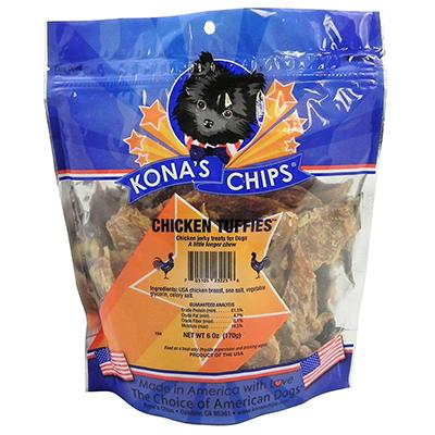 Kona's Chips Chicken Tuffies 6oz Click for larger image