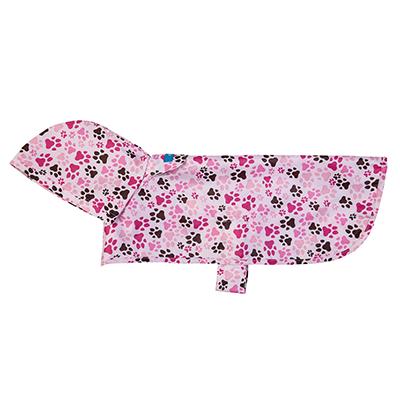 Packable Rain Poncho for Dogs Pitter Patter Pink XSmall Click for larger image Packable Rain Poncho for Dogs Pitter Patter Pink XSmall Click for larger image