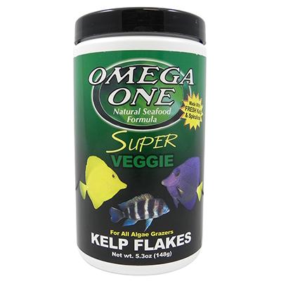 Omega One Super Kelp Flakes Fish Food 5.3 ounce Click for larger image