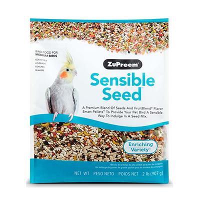 Zupreem Sensible Seed for Medium Birds 2lb Click for larger image Zupreem Sensible Seed for Medium Birds 2lb Click for larger image