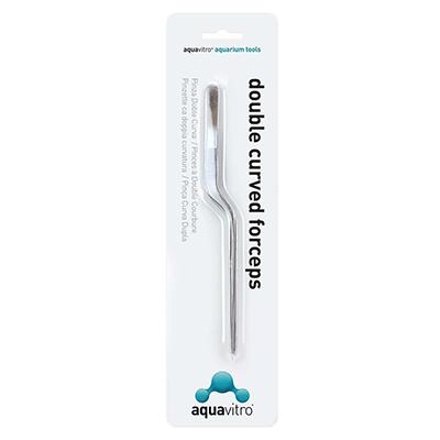 Aquavitro Stainless Steel Forceps Double Curved Aquavitro Stainless Steel Forceps Double Curved