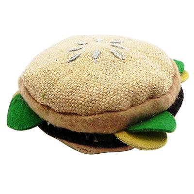 Aussie Naturals Hamburger Eco-Friendly Leather Dog Toy Aussie Naturals Hamburger Eco-Friendly Leather Dog Toy