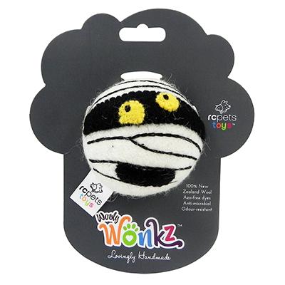 Wooly Wonks Felted Mummy Dog Toy Click for larger image Wooly Wonks Felted Mummy Dog Toy Click for larger image