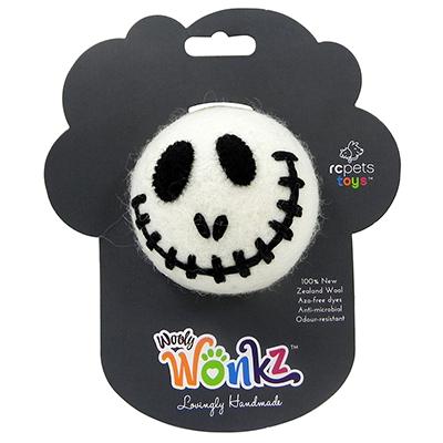 Wooly Wonks Felted Skeleton Dog Toy Click for larger image Wooly Wonks Felted Skeleton Dog Toy Click for larger image