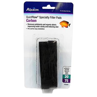 Aqueon Replacement Carbon Pad for QuietFlow 20-75 Filters Click for larger image