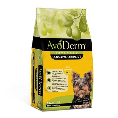 AvoDerm Grain Free Small Breed Beef Dog Food 4lb Click for larger image AvoDerm Grain Free Small Breed Beef Dog Food 4lb Click for larger image