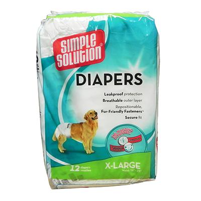 Diaper Garment Dog Diaper Disposable XLarge 12pack Diaper Garment Dog Diaper Disposable XLarge 12pack