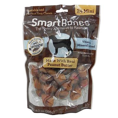 SmartBone Rawhide-Free Dog Treats Mini Bone 24 Pack Click for larger image