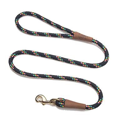 Mendota Large Black Confetti Snap Lead Dog Leash 6ft. Click for larger image Mendota Large Black Confetti Snap Lead Dog Leash 6ft. Click for larger image