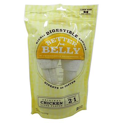 Better Belly Rawhide Lg 2pk Better Belly Rawhide Lg 2pk