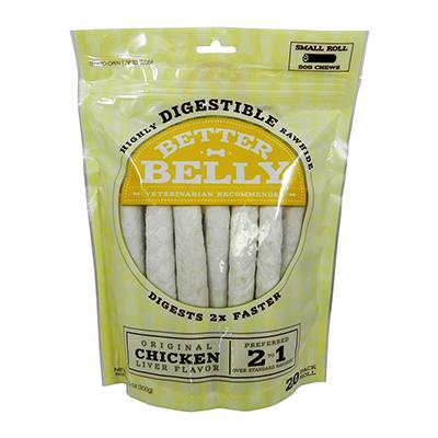 Better Belly Rawhide Rolls Sm 20pk Better Belly Rawhide Rolls Sm 20pk