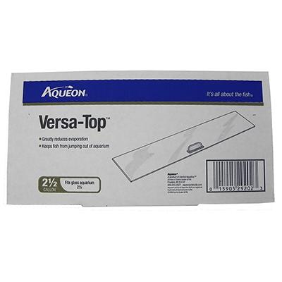 Aqueon Glass Versa-Top for 2.5G Aquarium 12 x 6-inch Click for larger image Aqueon Glass Versa-Top for 2.5G Aquarium 12 x 6-inch Click for larger image