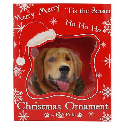 E&S Imports Shatterproof Animal Ornament Golden Retriever Click for larger image E&S Imports Shatterproof Animal Ornament Golden Retriever Click for larger image