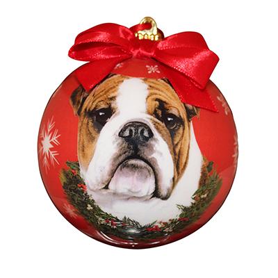 E&S Imports Shatterproof Animal Ornament English Bulldog Click for larger image E&S Imports Shatterproof Animal Ornament English Bulldog Click for larger image