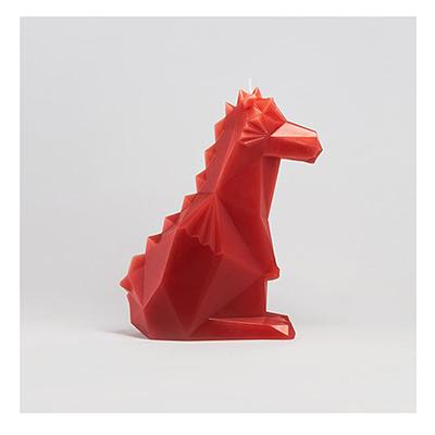 Pyro Pet Candle Dreki Red Paraffin Wax Candle with Skeleton Pyro Pet Candle Dreki Red Paraffin Wax Candle with Skeleton