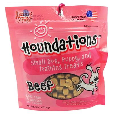 Loving Pets Houndations Beef Training Treats 4oz Click for larger image Loving Pets Houndations Beef Training Treats 4oz Click for larger image