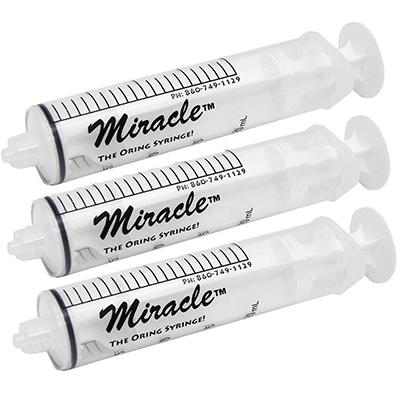 Miracle 20cc Luer Tip O-Ring Handfeeding Syringe 3 pack Miracle 20cc Luer Tip O-Ring Handfeeding Syringe 3 pack